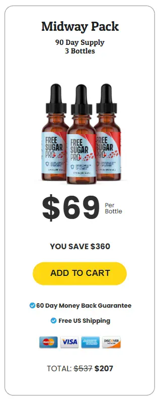 Free Sugar Pro 1 Bottle